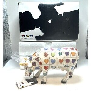 Vintage Cow Parade Hearts Cali-Cow 7359 2007 RETIRED Westland